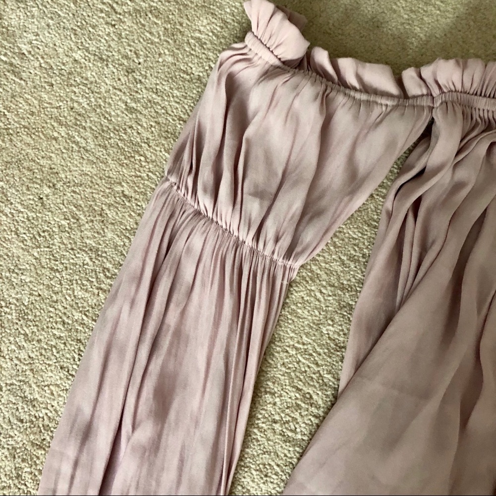 Pink Off the Shoulder Ruffle Blouse - Picture 5 of 8